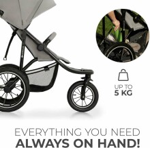 KinderKraft Helsi Art.KSHELS00GRY0000 Dust Grey Stroller