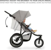 KinderKraft Helsi 2 Art.KSHELS00GRY0000 Dust Grey Pastaigu rati/ratiņi
