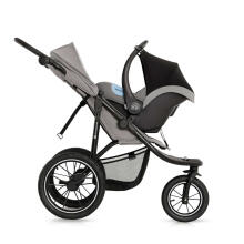 KinderKraft Helsi 2 Art.KSHELS00GRY0000 Dust Grey Pastaigu rati/ratiņi