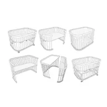 ComfortBaby Smart Trip 5 in 1 Art.00082003-NX Nature Apaļa Daudzfunkcionāla gulta 5 vienā