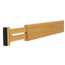 Ikonka Art.KX4600 Atvilktņu organizators regulējams bambusa atdalītājs 43x6x1,5cm 1 gab.