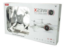 Ikonka Art.KX9997_2 Syma X23W 2.4GHz 4CH FPV Wi-Fi RC drons melns