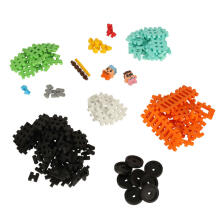 Ikonka Art.KX4381 Construction blocks mini waffle air show 148 pieces
