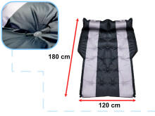 Ikonka Art.KX5300 Inflatable mattress car bed 180x120cm black