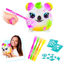 CANAL TOYS Airbrush Plush - Neona Squish Pals krāsošanas komplekts