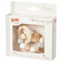 Goki Art.65242 Touch ring elastic bear with heart