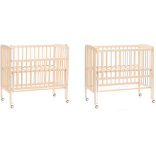 Fillikid Bedside Crib Nino  Art.555-00 Natur Bērnu koka gultiņa 90 х 45 cm