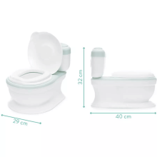 Fillikid Potty Mini Toilet Marlin Art.BP047-04 Sage White Детский горшок