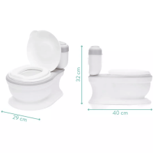 Fillikid Potty Mini Toilet Marlin Art.BP047-07 Grey White