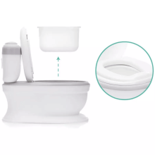 Fillikid Potty Mini Toilet Marlin Art.BP047-07 Grey White