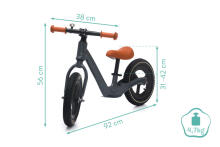 Fillikid Reflector Speedy SL Art.1987-07 Grey Balansa velosipēds