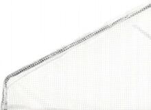 Ikonka Art.KX3843 Garden greenhouse vegetable tunnel tomato film white 200 x 77 x 168/146 cm