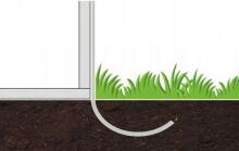 Ikonka Art.KX3843 Garden greenhouse vegetable tunnel tomato film white 200 x 77 x 168/146 cm