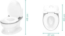 Fillikid Potty Mini Toilet Art.LU-WY028 Grey White Bērnu podiņš
