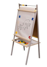 Ikonka Art.KX3823 Dry-erase krīta tāfele 4540x100 pelēka-poppy