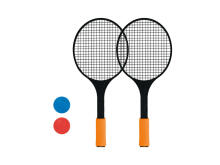 Racket set with 2 rackets and 2 balls