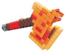 NERF Minecraft Firebrand šautriņu izšaušanas cirvis