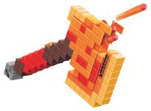 NERF Minecraft Firebrand šautriņu izšaušanas cirvis