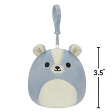 SQUISHMALLOWS Piespraužama plīša rotaļlieta, 8 cm, W18