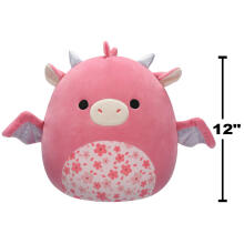 SQUISHMALLOWS Mīkstā rotaļlieta, Sakura sērija, 30 cm