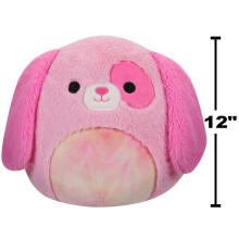 SQUISHMALLOWS W18 Fuzz-A-Mallows Plīša rotaļlieta, 30 cm