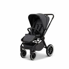 Moon Resea + 2/1 Art.158856 Anthrazit Black Matt Bērnu universālie kulbu/sporta ratiņi 2 vienā