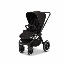 Moon Resea + 2/1 Art.158857 Black Matt Bērnu universālie kulbu/sporta ratiņi 2 vienā