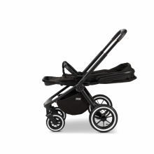 Moon Resea + 2/1 Art.158857 Black Matt Bērnu universālie kulbu/sporta ratiņi 2 vienā