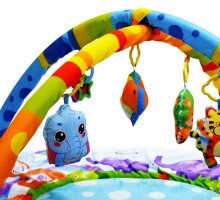 Britton® Playmat Elephants Art.B2302 Bērnu attīstošais paklājiņš 0+