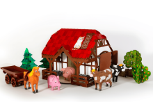 Annahouse Art.158954 3D constructor/coloring set – dream house Farm