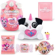 RAINBOCORNS plīša rotaļlieta ar piederumiem Puppycorn Surprise, 9298