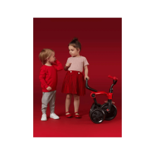 Qplay Ant Plus Art.159030 Red Детский трехколесный велосипед с ручкой
