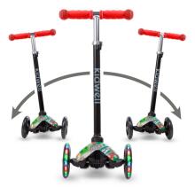 Kidwell City Uno Art.15922 Kids 3wheel scooter Bērnu skūteris augstāka kvalitāte ar gaismas effektiem