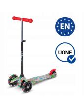 Kidwell City Uno Art.15922 Kids 3wheel scooter Bērnu skūteris augstāka kvalitāte ar gaismas effektiem