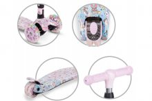 Kidwell City Uno Art.15922 Kids 3wheel scooter Bērnu skūteris augstāka kvalitāte ar gaismas effektiem