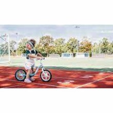 Lionelo Alex Art.159124 Kids runner bike DenimBaltas vaikiškas motoroleris su metaliniu rėmu