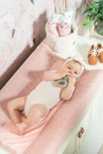 Jollein Rattle Soft Deer Art.054-014-65323 Ash Green Mīksts adīts grabulis