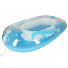 Ikonka Art.KX6097_2 BESTWAY 34037 inflatable swimming mattress children's pontoon boat mattress blue