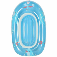 Ikonka Art.KX6097_2 BESTWAY 34037 inflatable swimming mattress children's pontoon boat mattress blue