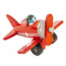 Keycraft Majigg Wooden Stunt Plane Art.WD284F Medinis kaskadininkų lėktuvas