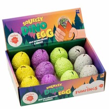 Keycraft Squeezy Dino Eggs Art.NV379 Mīkstā antistresa- bumbiņa