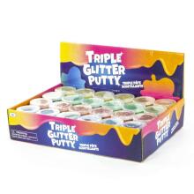 Keycraft Triple Gliter Putty Art.NV199 Trīskāršā Gliter Slaims