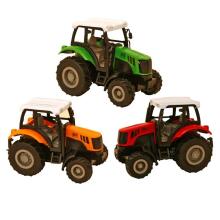 Keycraft 5591 Diecast Tractor Pullback Art.FM111 Игрушечный трактор