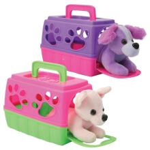 Keycraft 7317 Puppy Carry Case Critter Art.PL066 Rotaļlieta suns somiņa