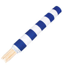 Ikonka Art.KX4493_2 Beach screen 6m blue and white