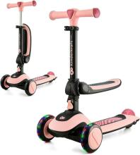 Kinderkraft  Halley Scooter Art.KRHALL00PNK0000 Rosa Pink Детский трёхколёсный самокат