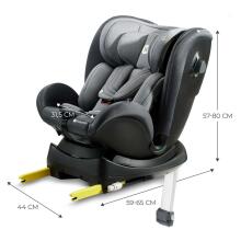 KinderKraft  XRIDER i-Size 40-125 cm Art.KCXRID00GRY0000 Grey Детское автокресло (15-36 kг)