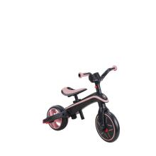 GLOBBER trīsritenis Explorer Trike Foldable 4in1, tumši pasteļrozā, 732-210