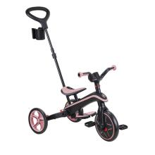 GLOBBER trīsritenis Explorer Trike Foldable 4in1, tumši pasteļrozā, 732-210