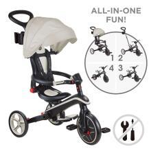 GLOBBER trīsritenis Explorer Trike Foldable 4in1, taupe, 732-466